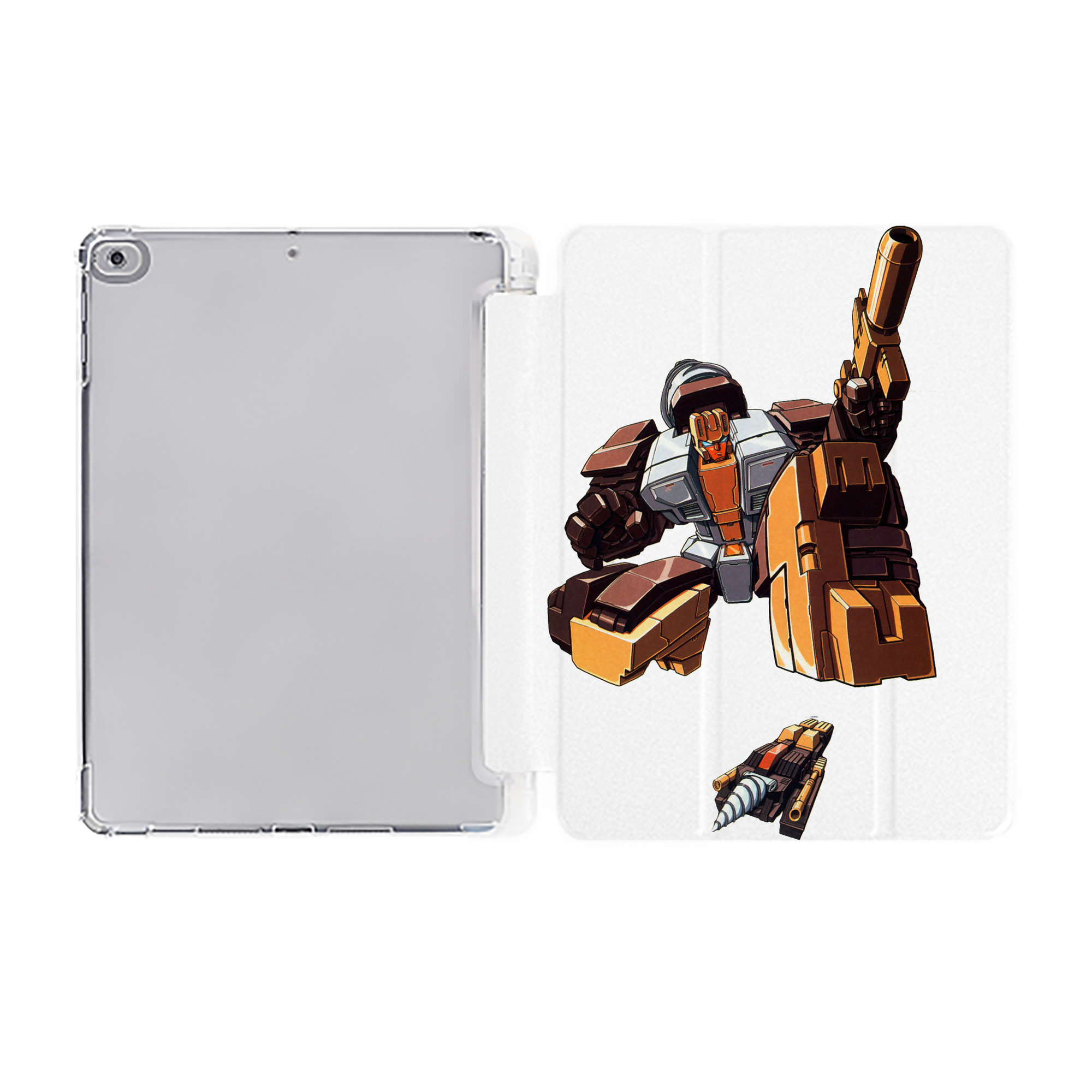 （画像用）  IPad ケース ペン収納付き 三つ折りスタンド PUレザー×シリコン 対応機種9.5/10.5/10.9インチ